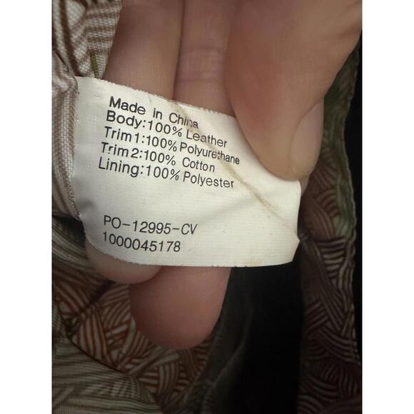 VTG Leather Backpack Purse The Sak Drawstring - Picture 2 of 8